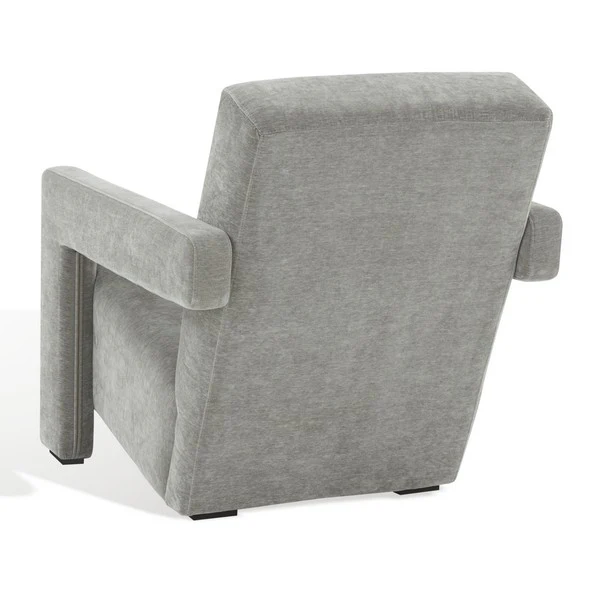 Safavieh Taylor Modern Velvet Acc Chair - Gray - Image 4