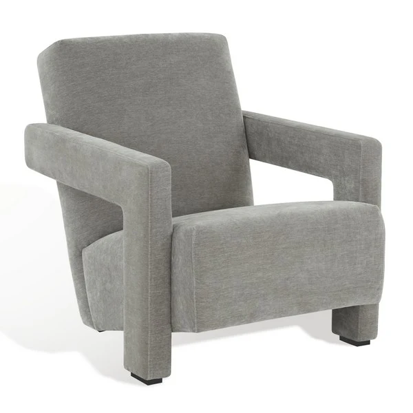 Safavieh Taylor Modern Velvet Acc Chair - Gray - Image 5
