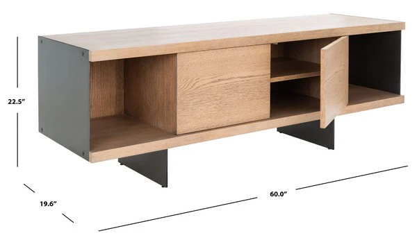 Safavieh Terrance 60" Tv Stand - Brown - Image 4