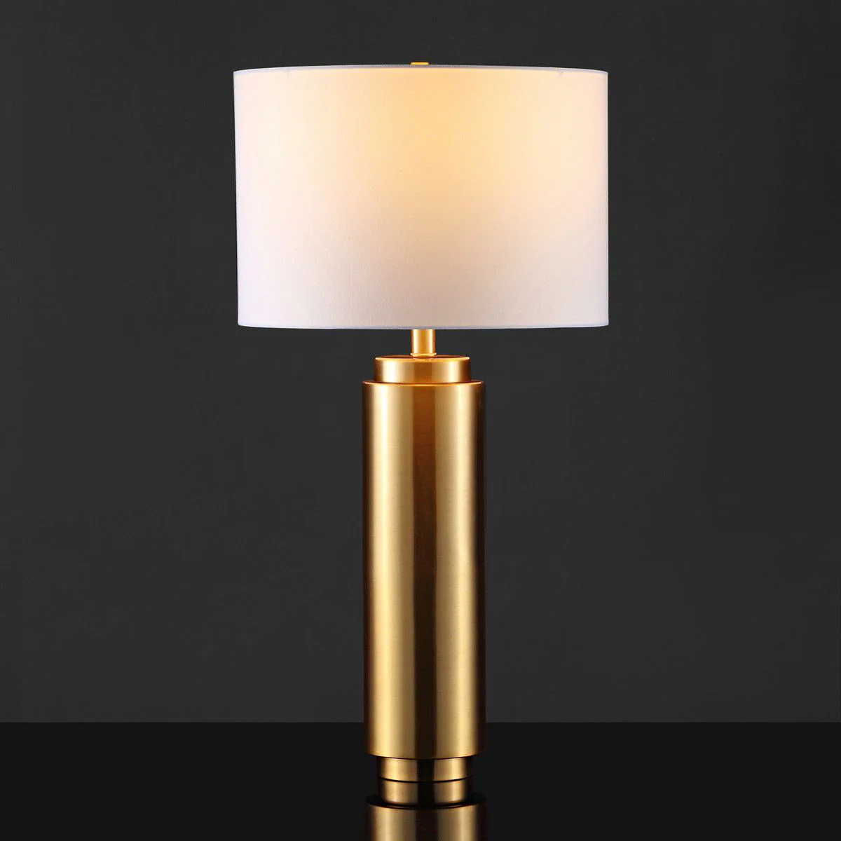 Safavieh Terry Metal Pillar Table Lamp - Gold - Image 2