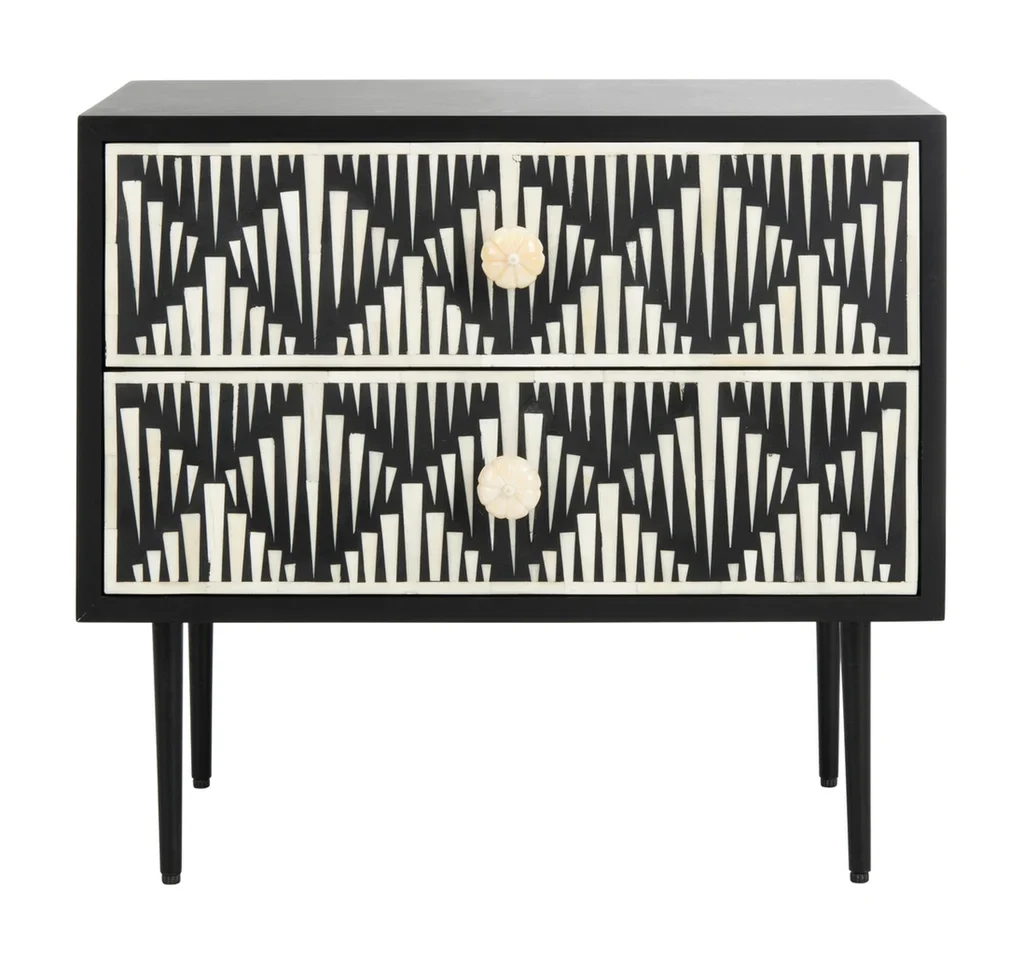 Safavieh Tessie Bone Inlay Nightstand - Assorted - Image 2