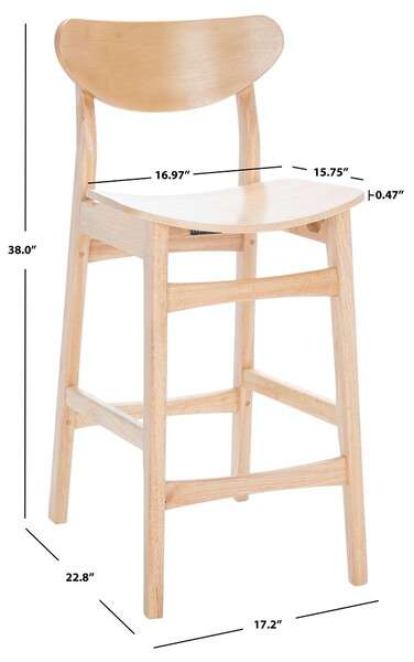 Safavieh Thaxton Counter Stool - Natural - Image 4