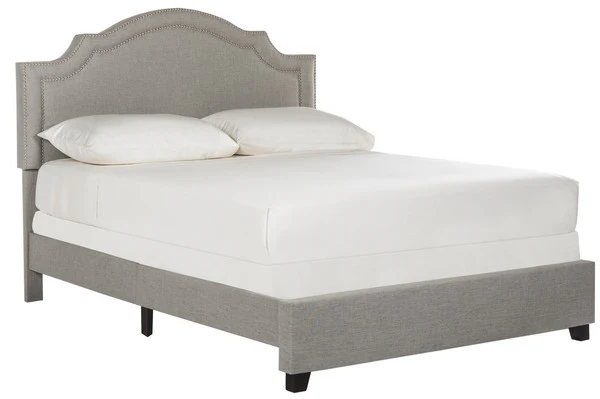 Safavieh Theron Bed Full Size - Light Grey - Image 2