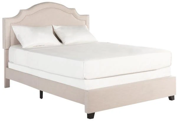 Safavieh Theron Bed Queen Size - Light Beige - Image 2
