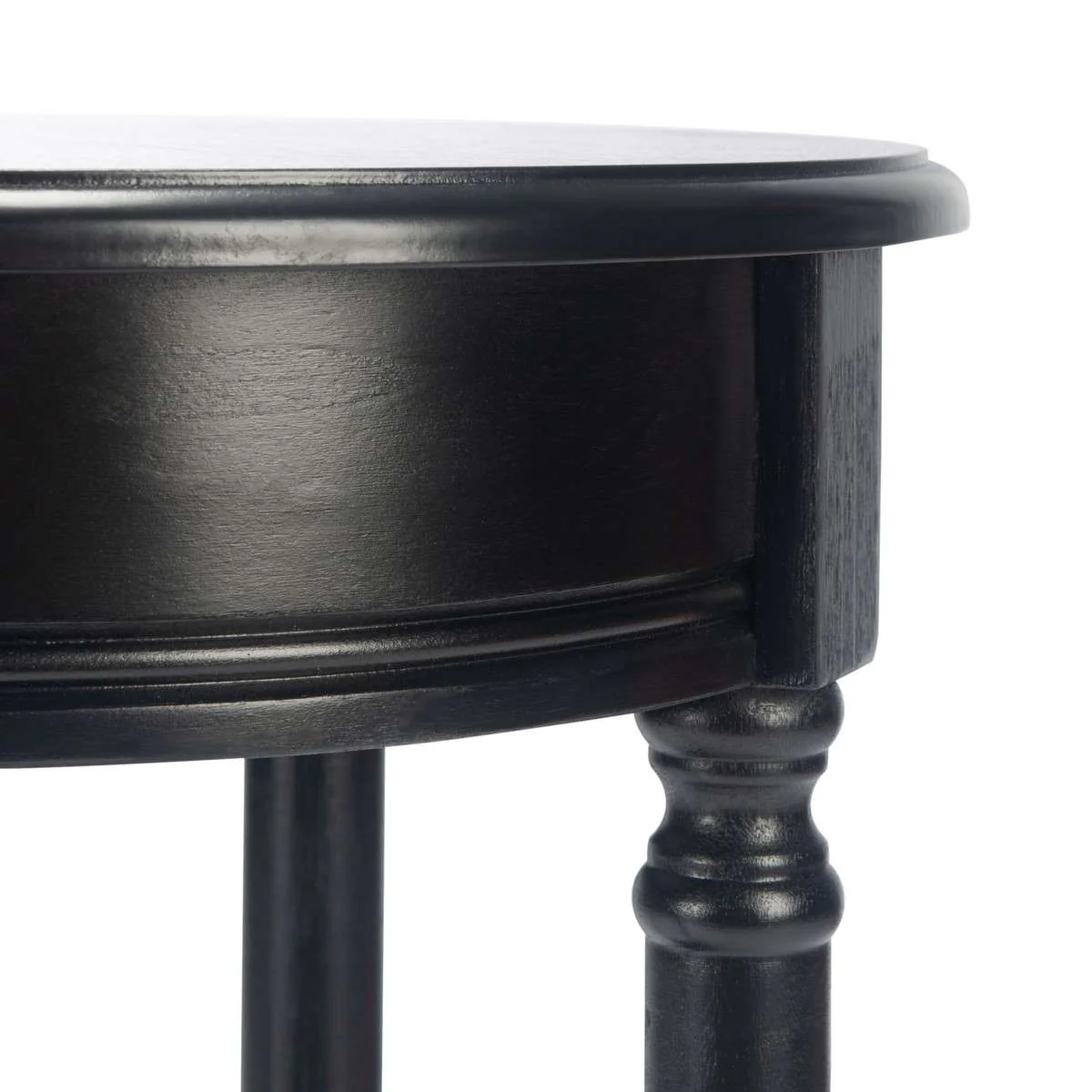 Safavieh Tinsley Round Accent Table - Black - Image 3