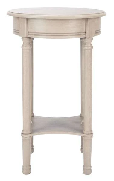 Safavieh Tinsley Round Accent Table - Greige - Image 2