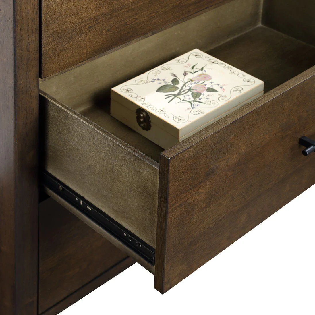 Safavieh Tompkins 6 Drawer Dresser - Dark Walnut - Image 5