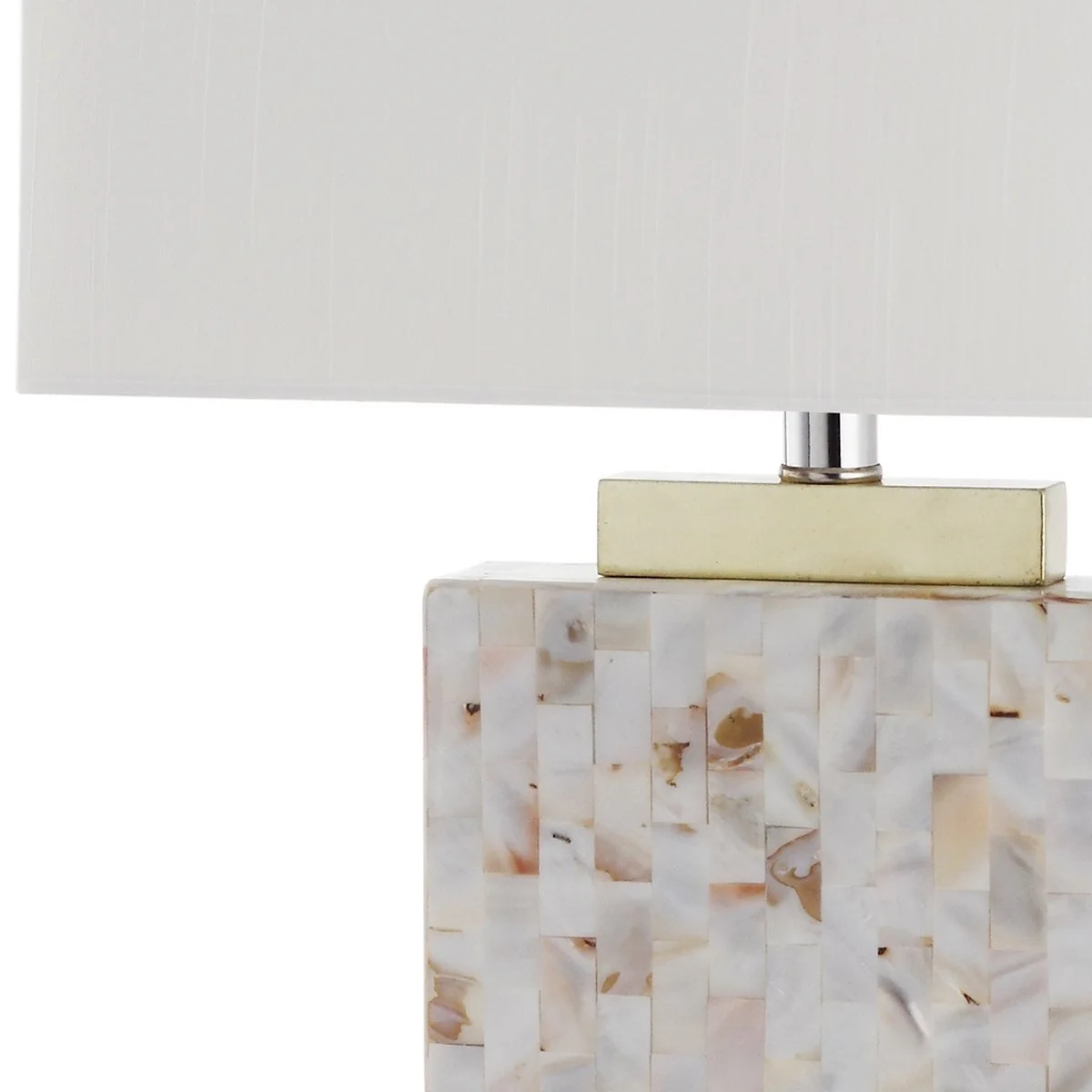 Safavieh Tory 24.5-Inch H Shell Table Lamp Set Of 2 - Cream - Image 3