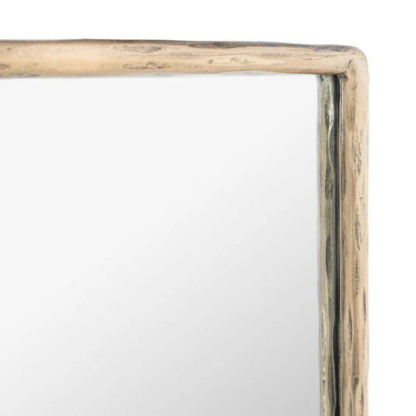 Safavieh Trish Large Rectangle Mirror - Brass - Image 4