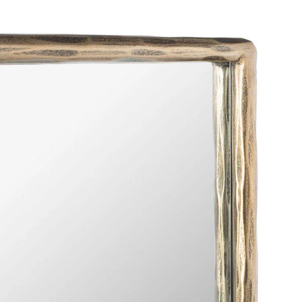 Safavieh Trish Small Rectangle Mirror - Brass - Image 3
