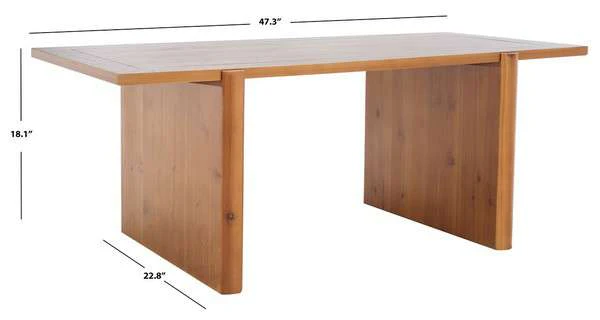 Safavieh Truman Rectangle Coffee Table - Brown - Image 3