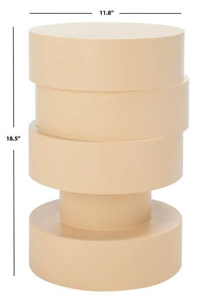 Safavieh Tyce Accent Table - Cream - Image 4