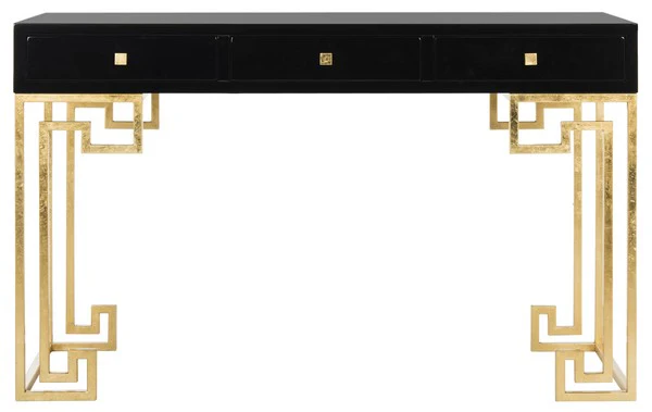 Safavieh Valeria Writing Desk - Black - Image 2