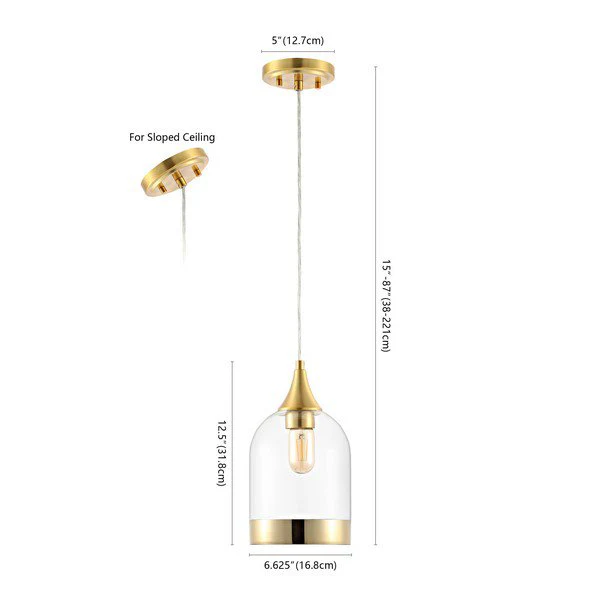 Safavieh Valeska Pendant - Gold - Image 3