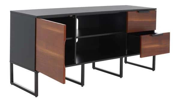 Safavieh Vance 1 Door 2 Drawer 2 Shelf Media Stand - Brown - Image 2