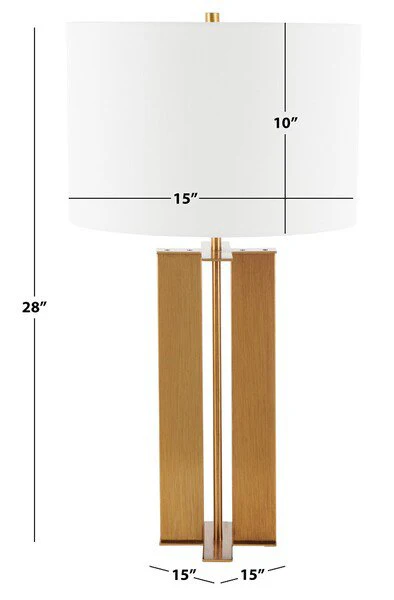 Safavieh Vanya Table Lamp - Antique Gold - Image 3
