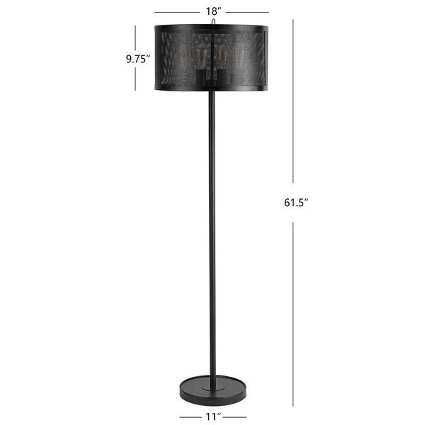 Safavieh Vela Floor Lamp - Black - Image 3