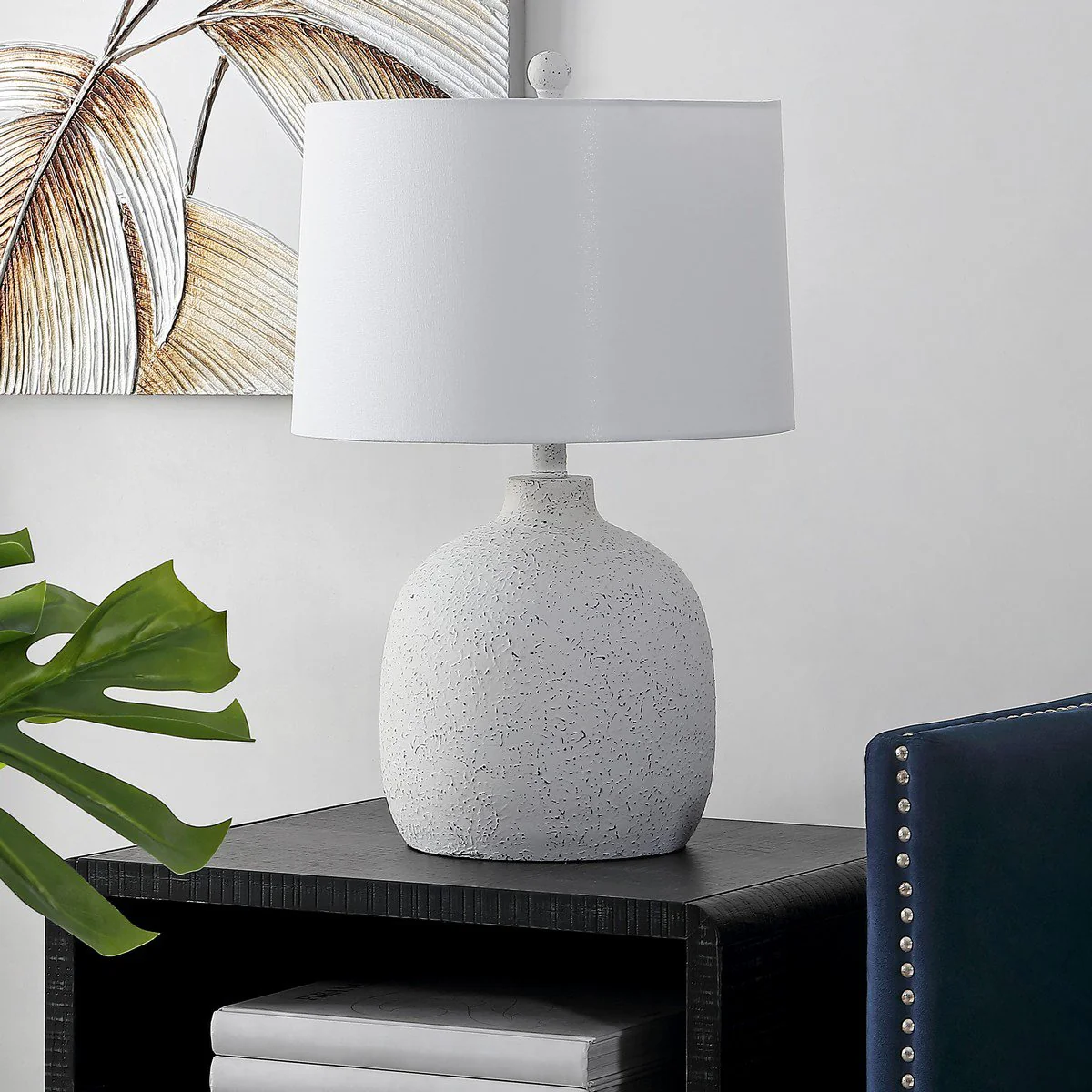 Safavieh Veleri Table Lamp - White Speckle - Image 3