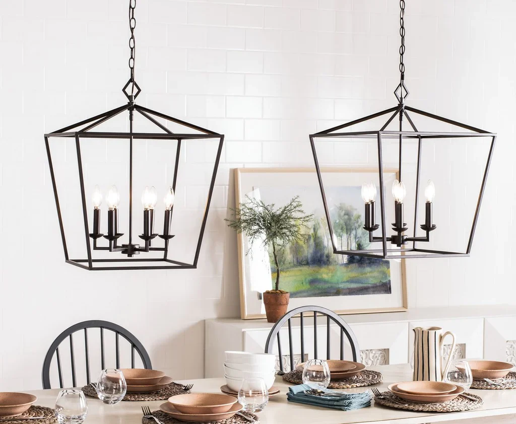 Safavieh Velsa 6Lt Pendant - Oil Rubbed Bronze (Black) - Image 5
