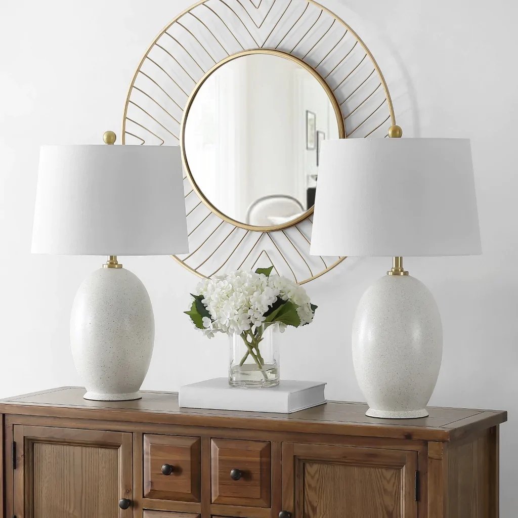 Safavieh Vemeli Table Lamp Set Of 2 - Cream - Image 4