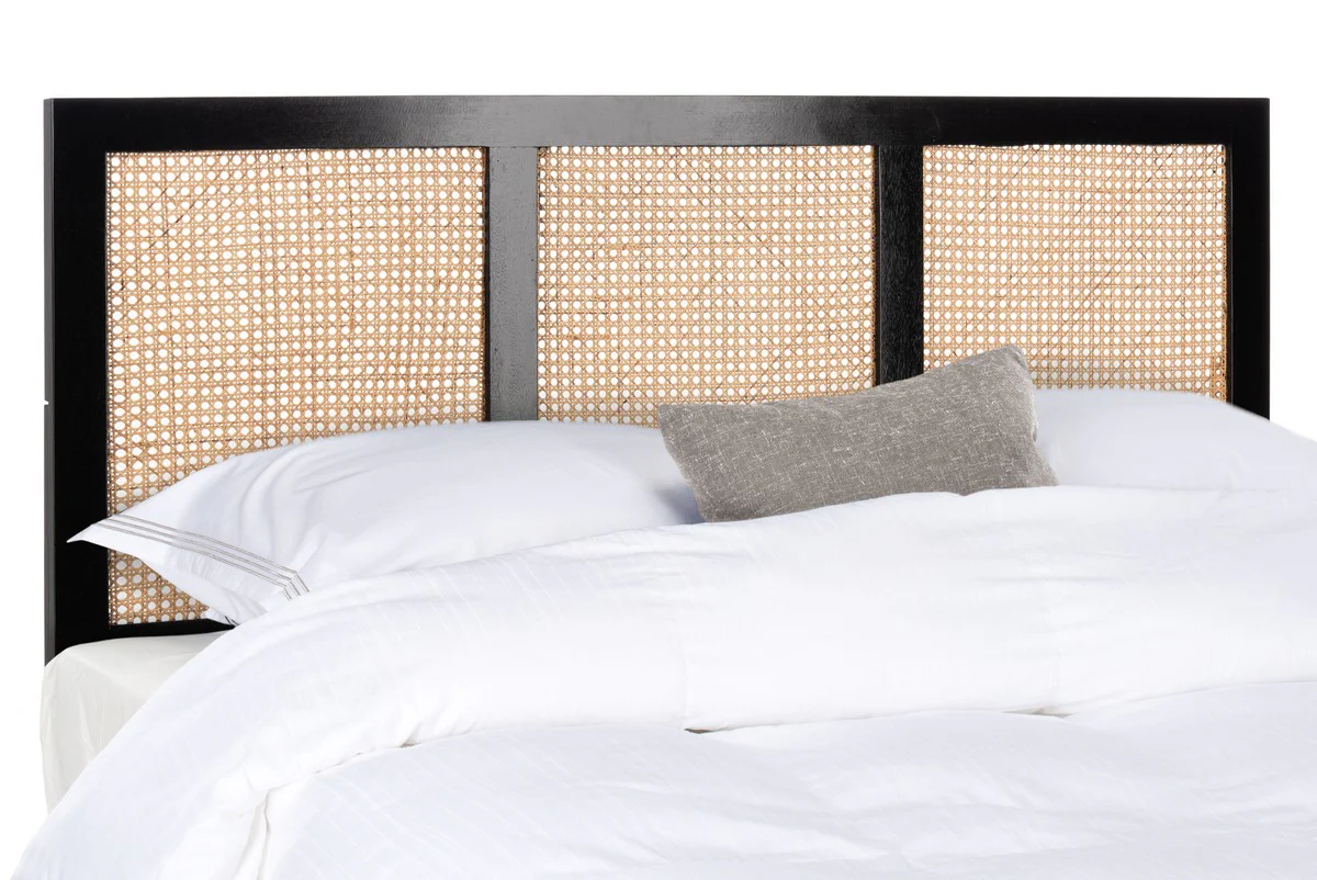 Safavieh Vienna Cane Headboard Full Size - Black - Image 3
