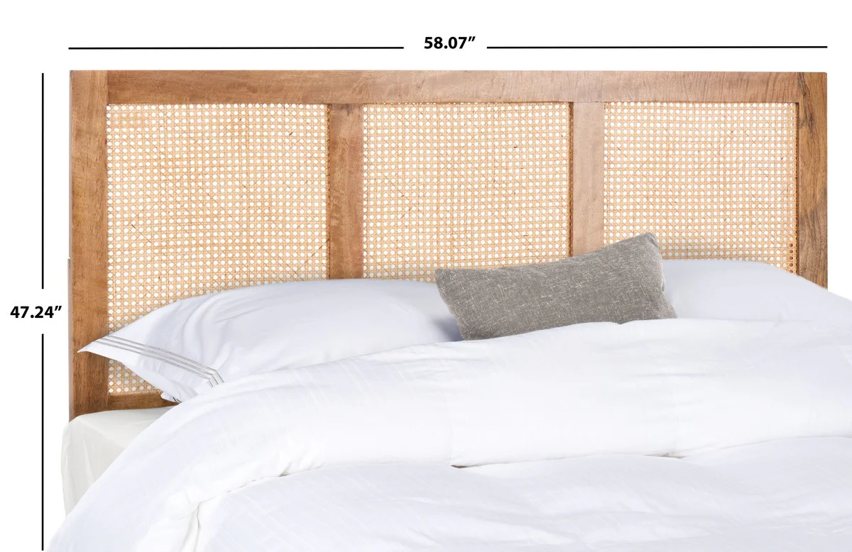 Safavieh Vienna Cane Headboard Full Size - Natural - Image 4