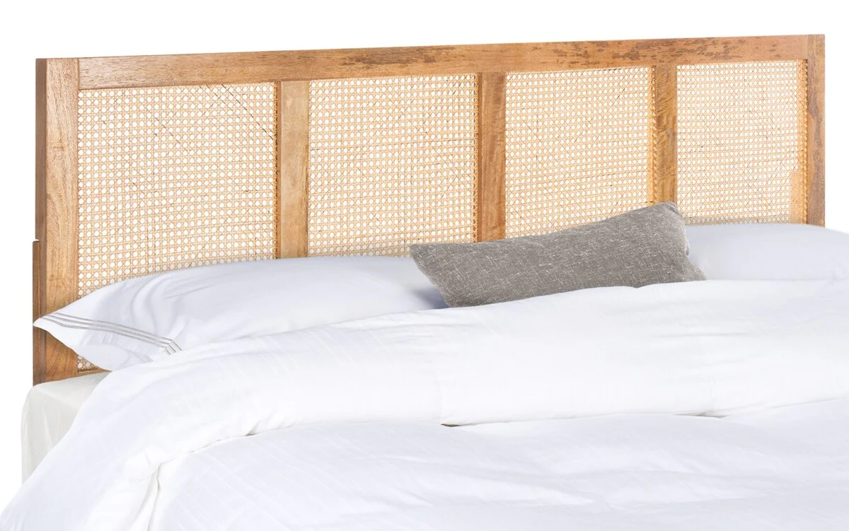 Safavieh Vienna Cane Headboard King Size - Natural - Image 3