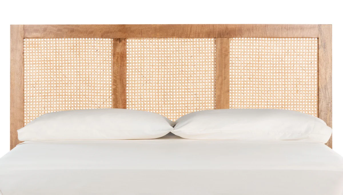 Safavieh Vienna Cane Headboard Queen Size - Natural - Image 2