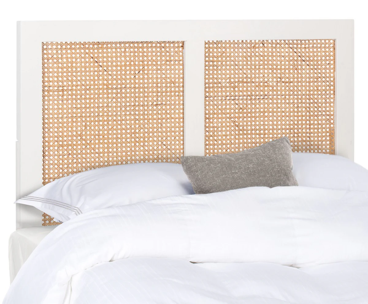 Safavieh Vienna Cane Headboard Twin Size - White - Image 3
