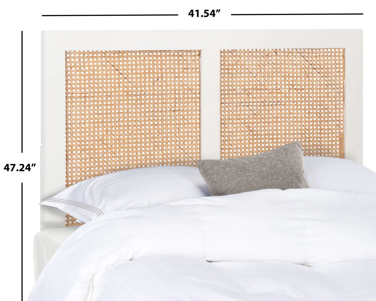 Safavieh Vienna Cane Headboard Twin Size - White - Image 4