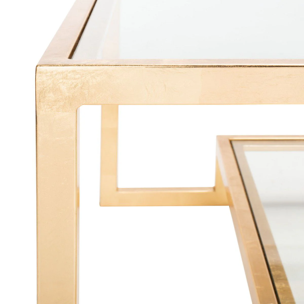 Safavieh Vivian Gold Leaf Coffee Table - Gold - Image 4