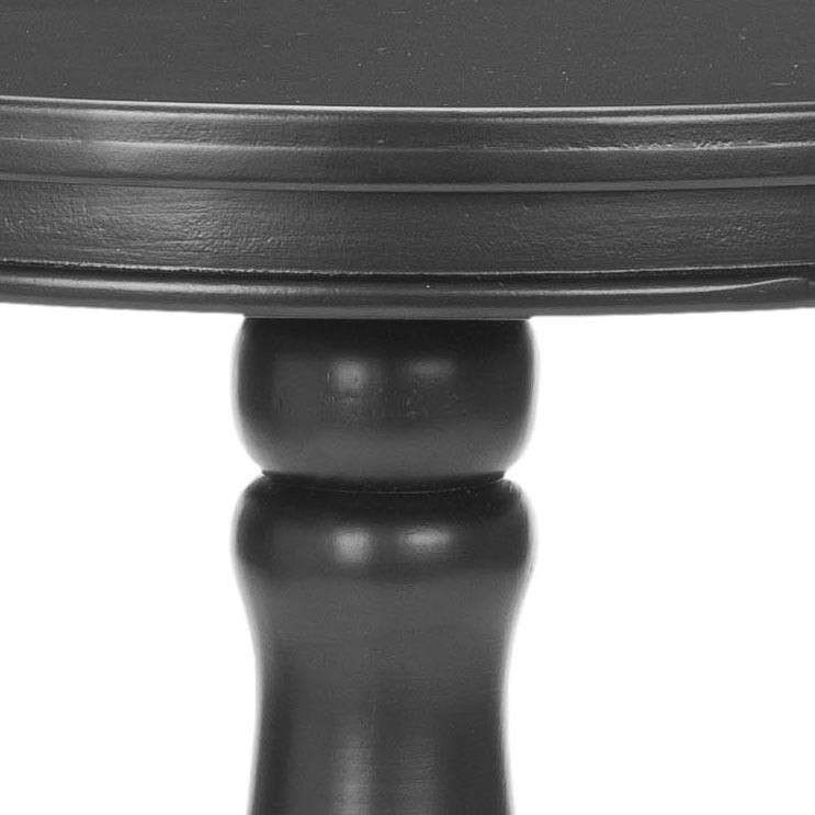 Safavieh Vivienne Round Top Side Table - Black - Image 2