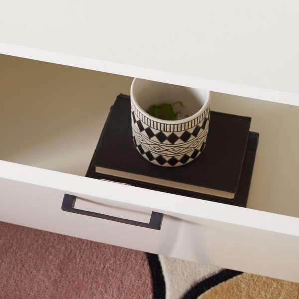 Safavieh Vlad 3 Shelf 1 Door Etagere - White - Image 2