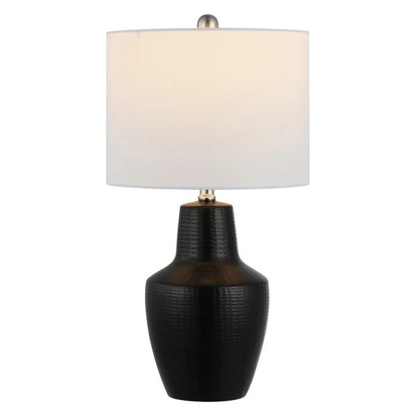Safavieh Voetta, 23 Inch, Black, Ceramic Table Lamp - Black - Image 2