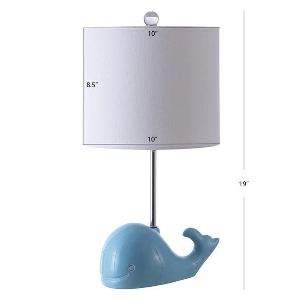Safavieh Walter Whale Lamp - Blue - Image 3