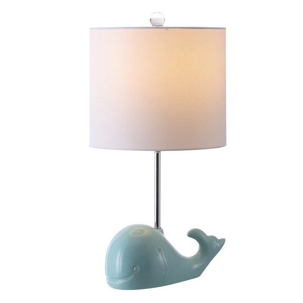 Safavieh Walter Whale Lamp - Seafoam - Image 2