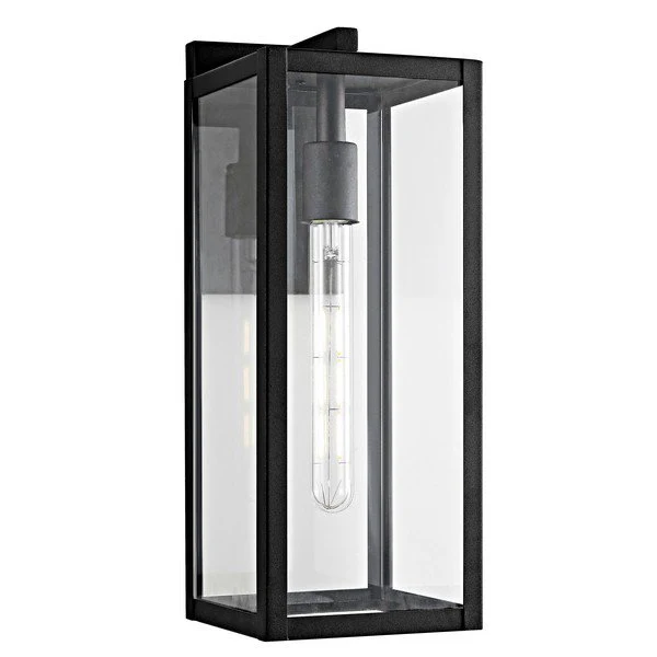 Safavieh Welson Outdoor Wall Lantern - Black - Image 2