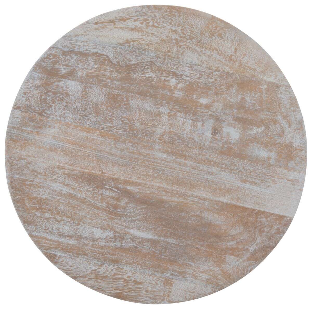 Safavieh Whent Round Accent Table - Gray White Wash - Image 3