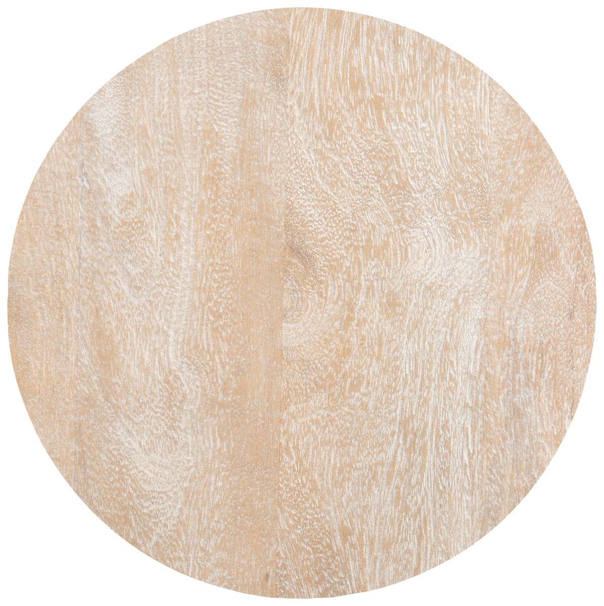 Safavieh Whent Round Coffee Table - Gray White Wash - Image 4