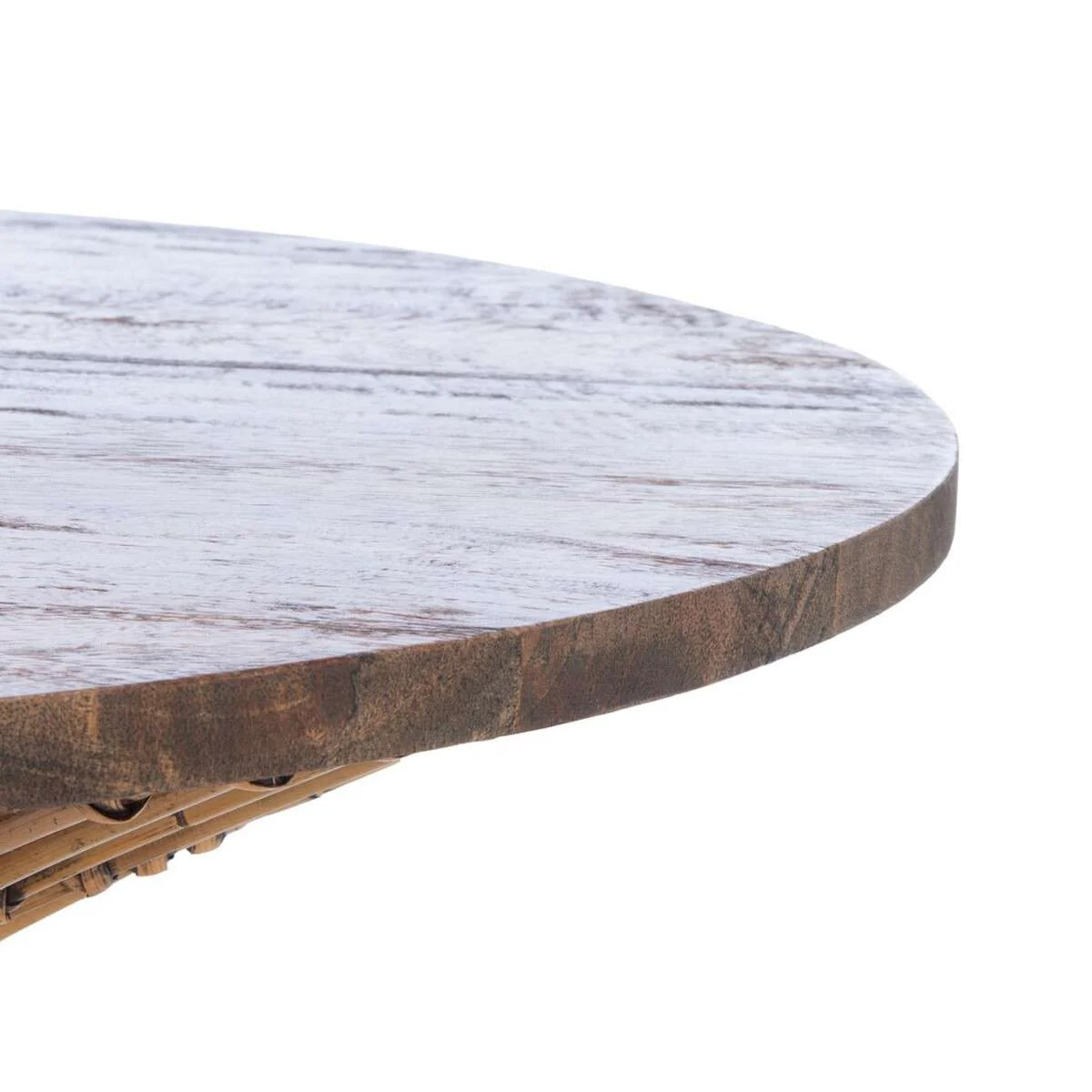 Safavieh Whent Round Coffee Table - Honey Brown Wash - Image 3
