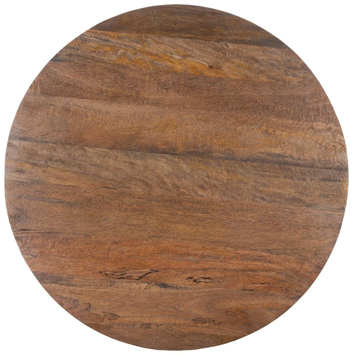 Safavieh Whent Round Coffee Table - Honey Brown Wash - Image 4