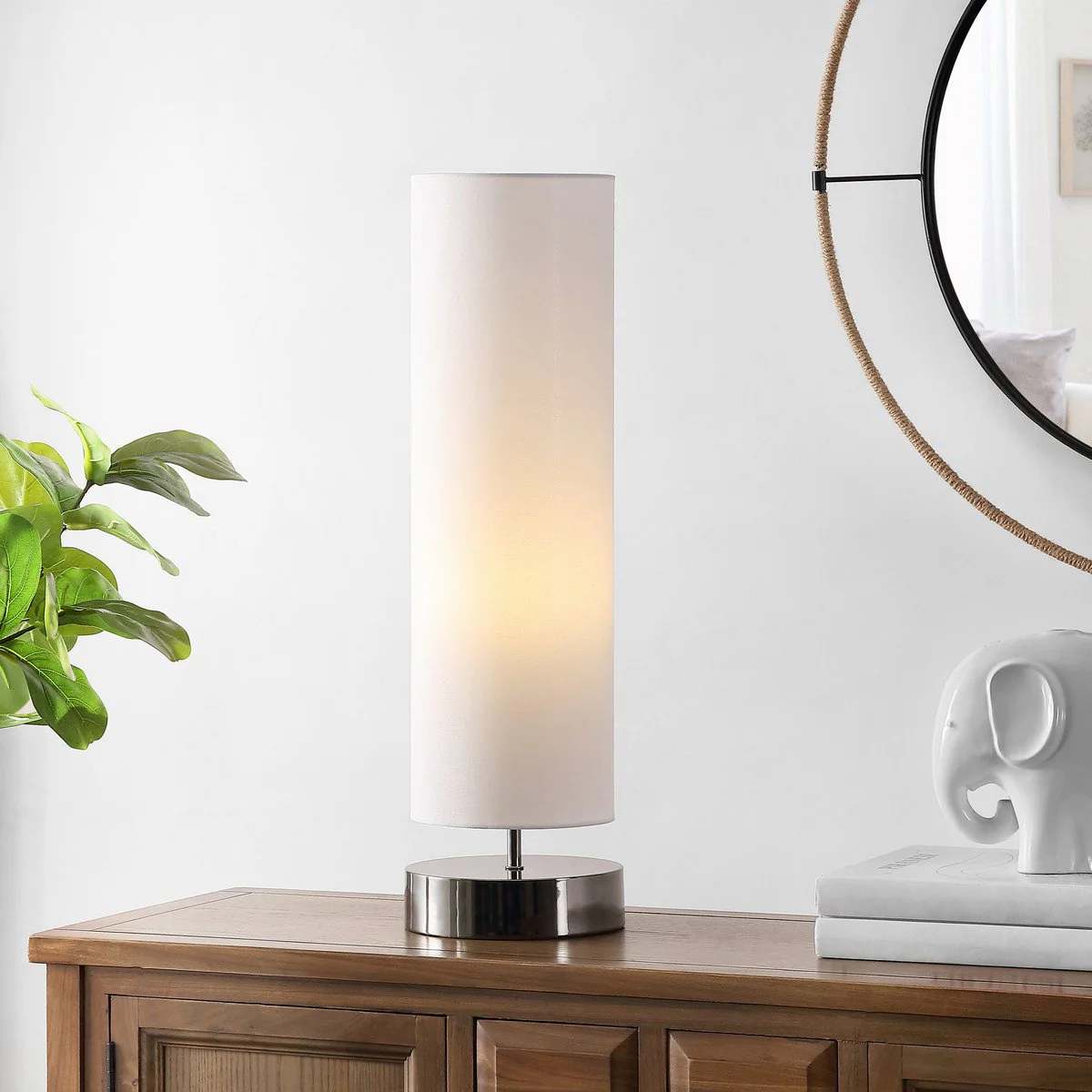 Safavieh Wick Table Lamp - Black Nickel - Image 3