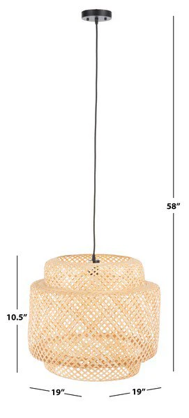 Safavieh Wilford Pendant - Natural - Image 3