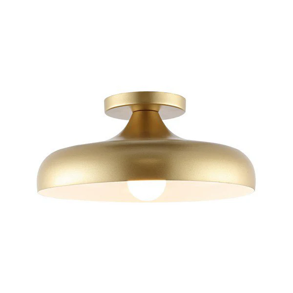 Safavieh Willet Flush Mount - Painted Gold - Image 2