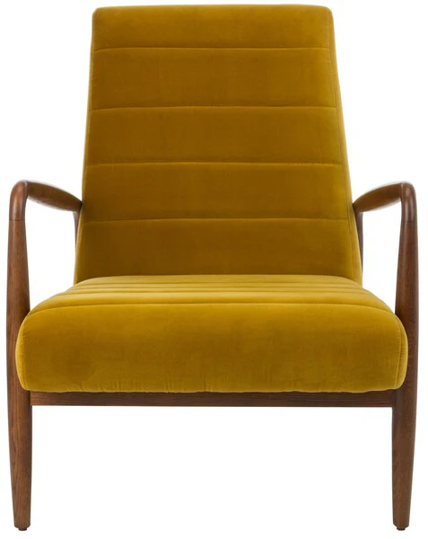 Safavieh Willow Channel Arm Chair - Gold - Image 2