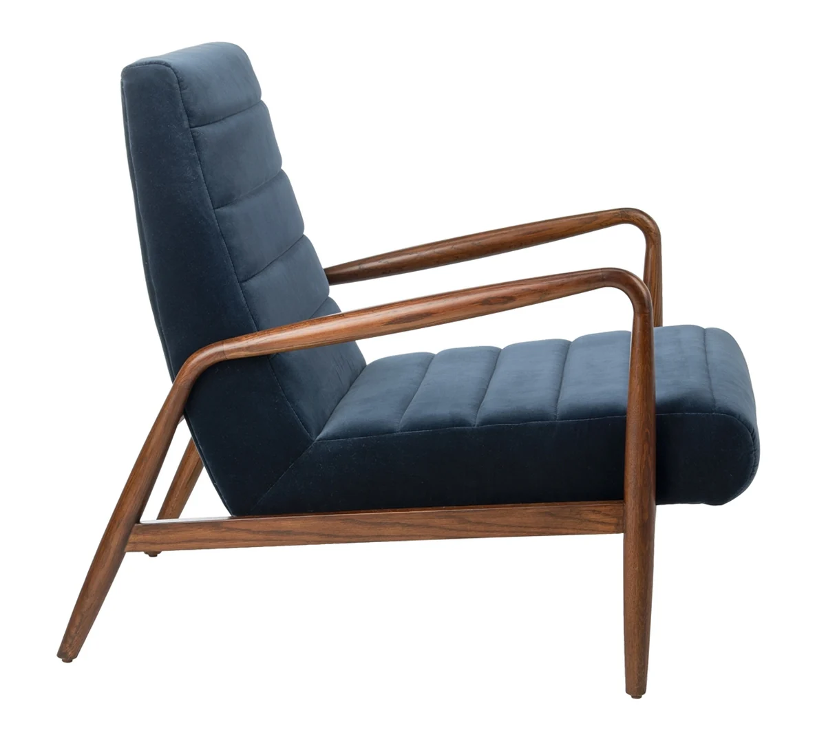 Safavieh Willow Channel Arm Chair - Navy - Image 2