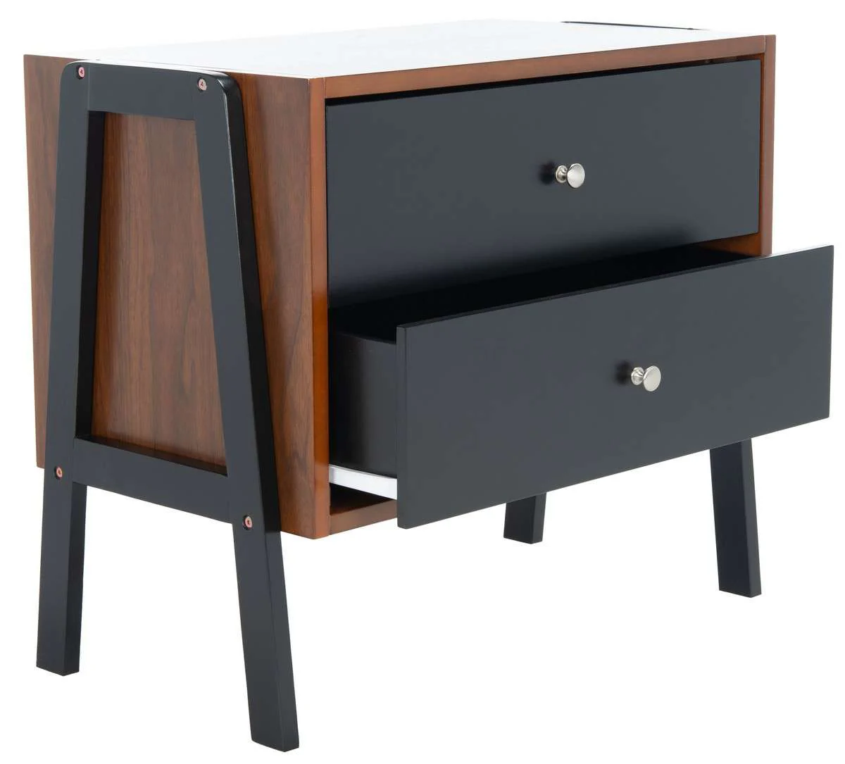 Safavieh Winchester Night Stand - Walnut - Image 3