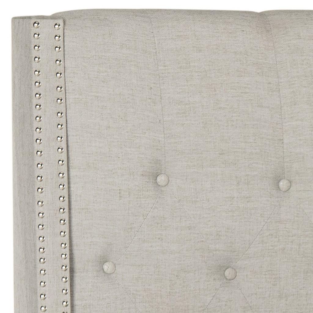 Safavieh Winslet Bed Full Size - Light Grey - Image 3