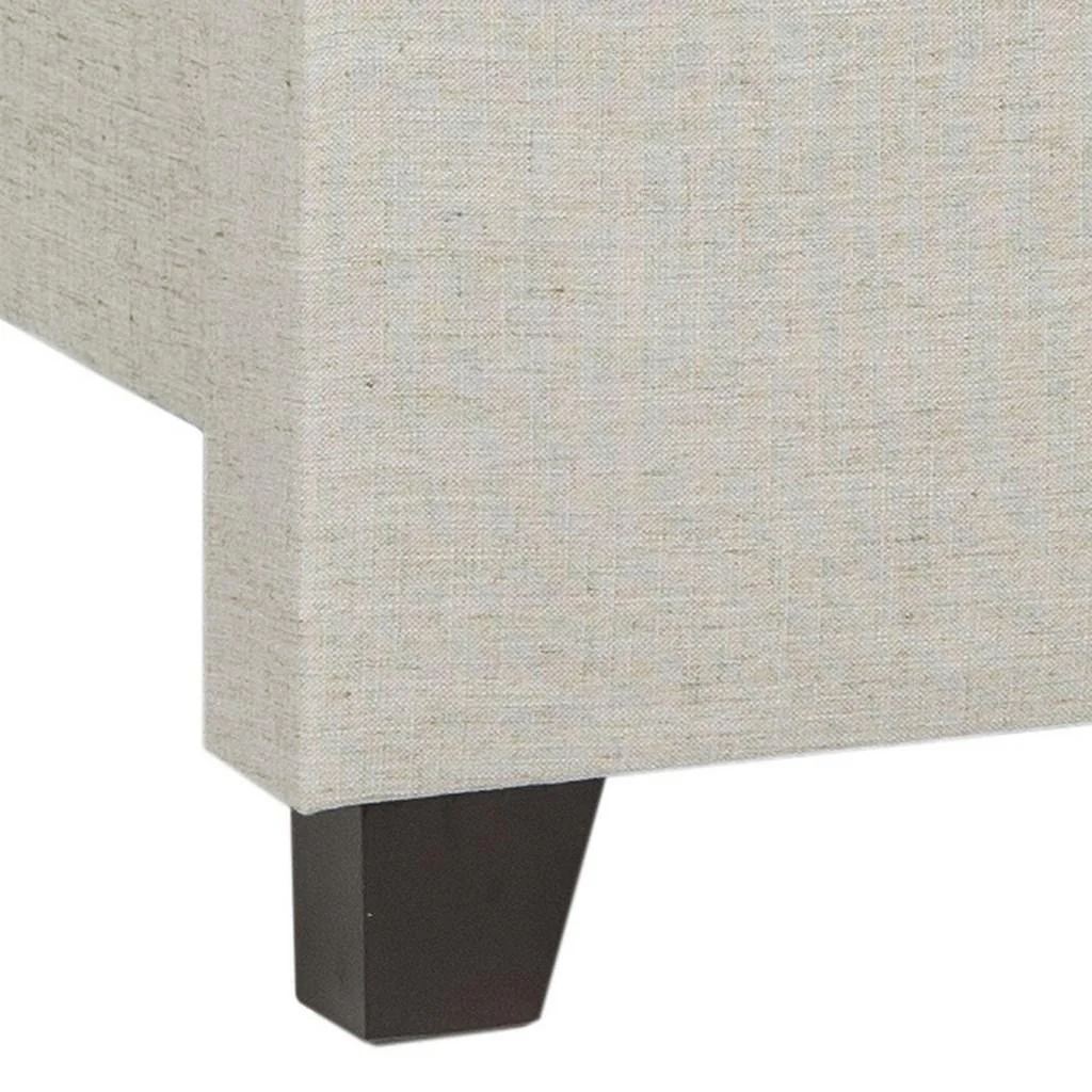 Safavieh Winslet Bed Full Size - Light Grey - Image 4
