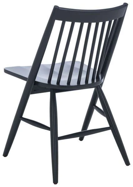 Safavieh Wren 19"H Spindle Dining Chair Set Of 2 - Dark Gray - Image 2